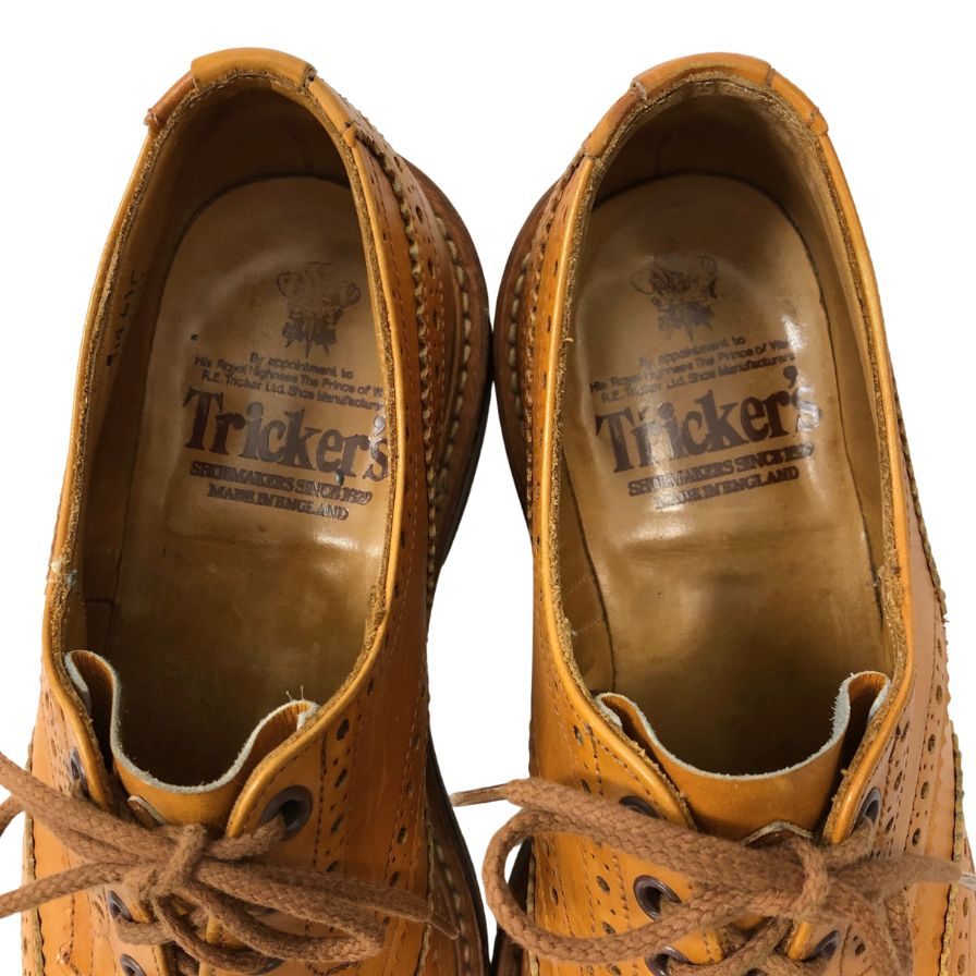 【Tricker’s】トリッカーズ M5633 ビジネスシューズ ベージュ サイズ 7.5 ラスト