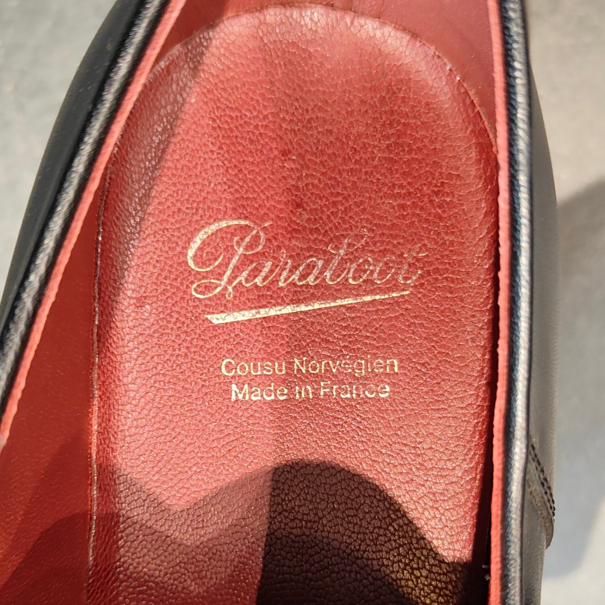使用数回 【Paraboot】パラブーツ ミカエル チロリアン リスレザー ブラック サイズ EU44 定価¥94,600-