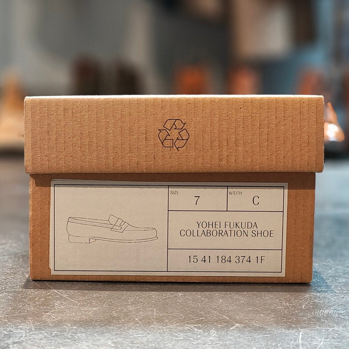 希少 新品未使用 【J.M.WESTON】ジェイエムウエストン×ヨウヘイフクダ 374 シブニチャーローファー カーフ グリーンパティーヌ サイズ UK7C 41ラスト