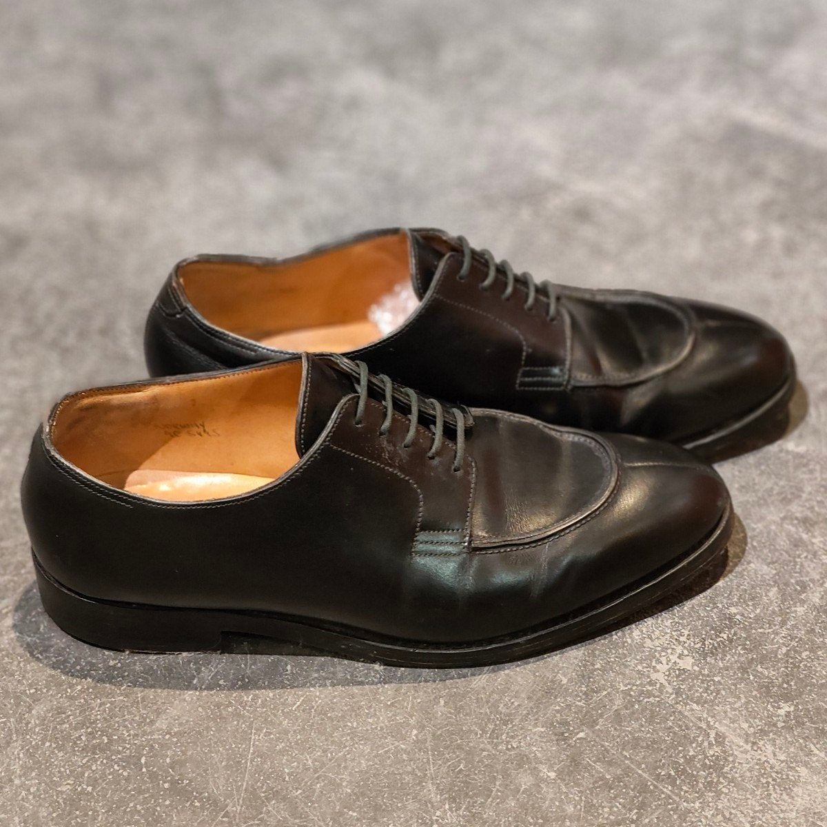 【JOHN LOBB】ジョンロブ ノルウェイ Uチップ カーフ ブラック サイズ UK9E 5495ラスト