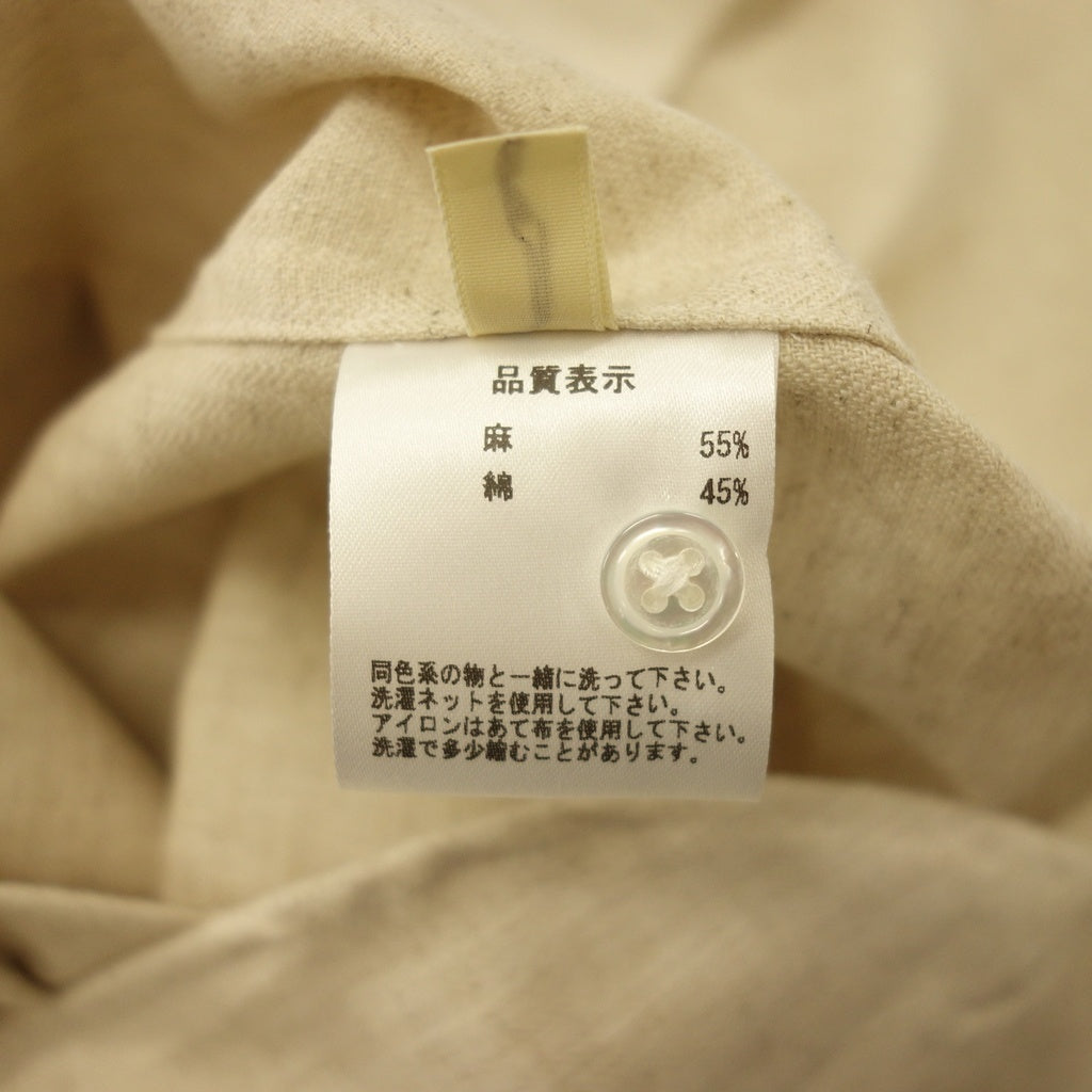 【OUT OF TRAD】アウトオブトラッド Dennis 2フラップポケットシャツ エクリュ サイズ 2