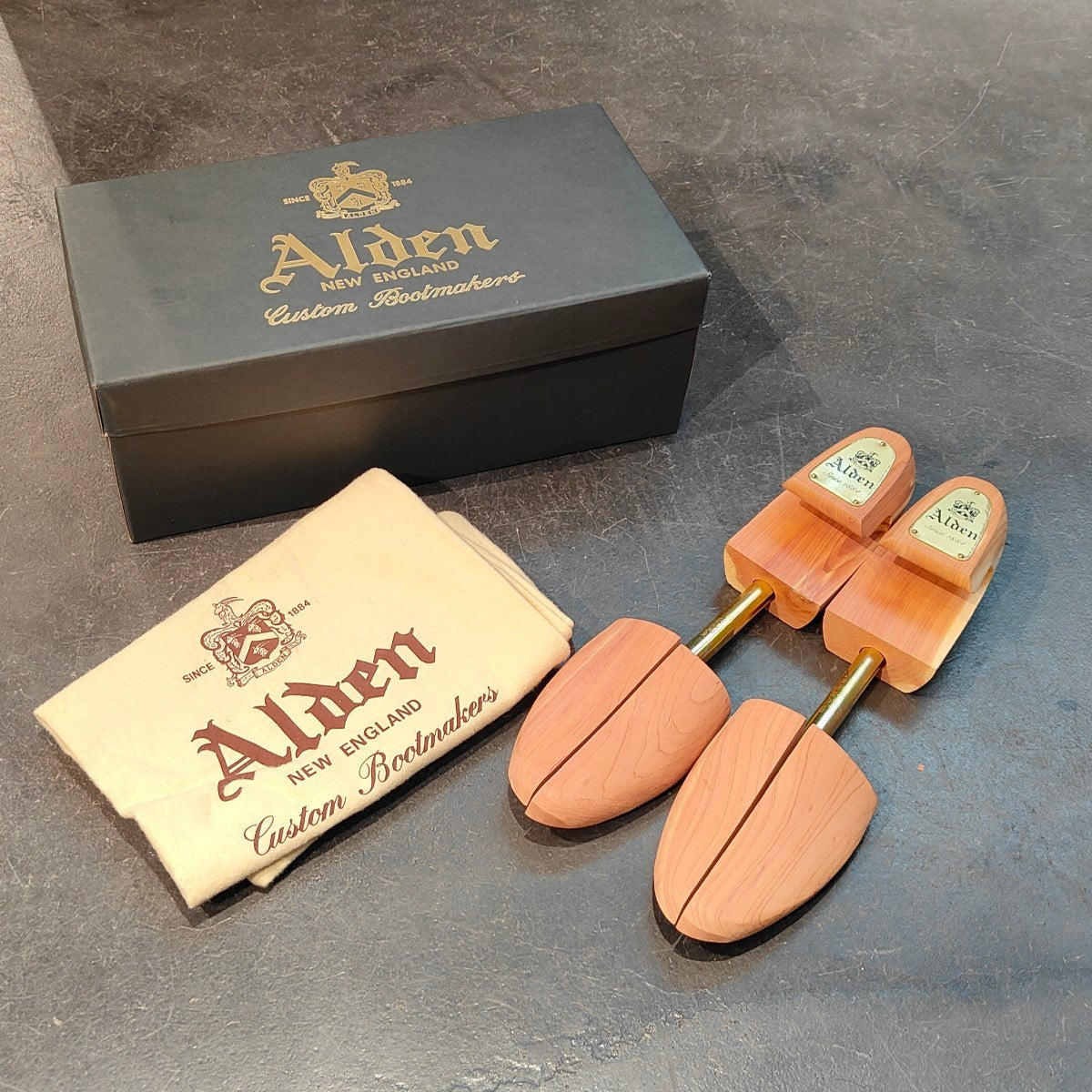 使用数回 【ALDEN】オールデン 990 プレーントゥ コードバン ダークバーガンディ サイズ US6E バリーラスト 定価 ¥211,200-