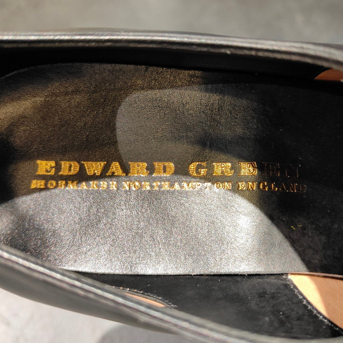 新品未使用 【EDWARD GREEN】エドワードグリーン チェルシー ストレートチップ カーフ ブラック サイズ UK9D 82ラスト 定価¥217,800-