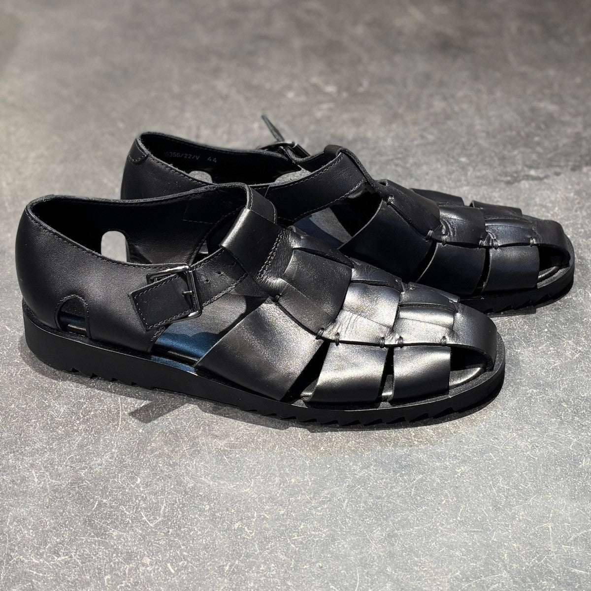 【Paraboot】パラブーツ グルカサンダル パシフィック カーフ ブラック サイズ 44
