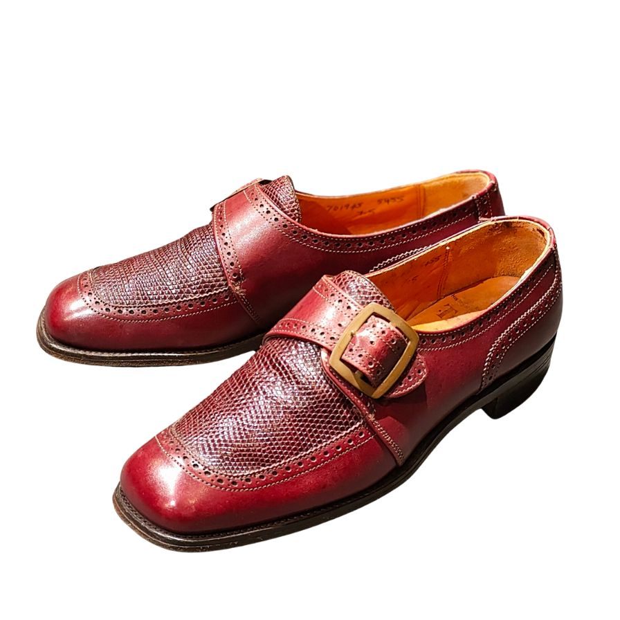 【Tricker’s】トリッカーズ ビジネスシューズ リザード ブラウン(茶系) サイズ UK7 ラスト