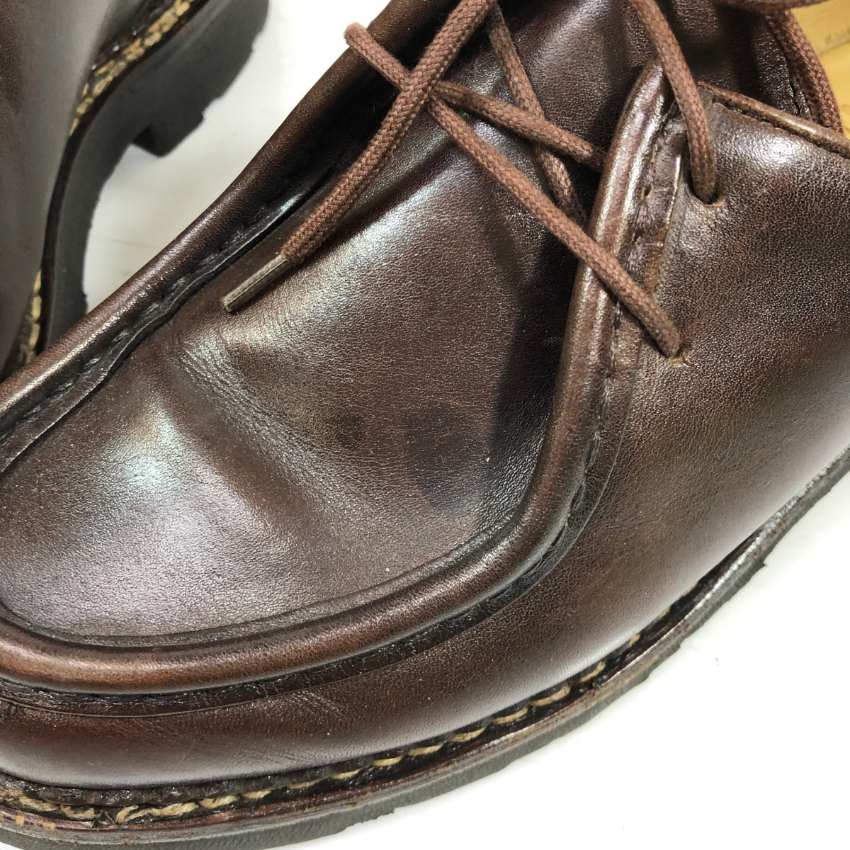 【PARABOOT】パラブーツ ミカエル カーフレザー チロリアンシューズ メンズ サイズ40 ブラウン