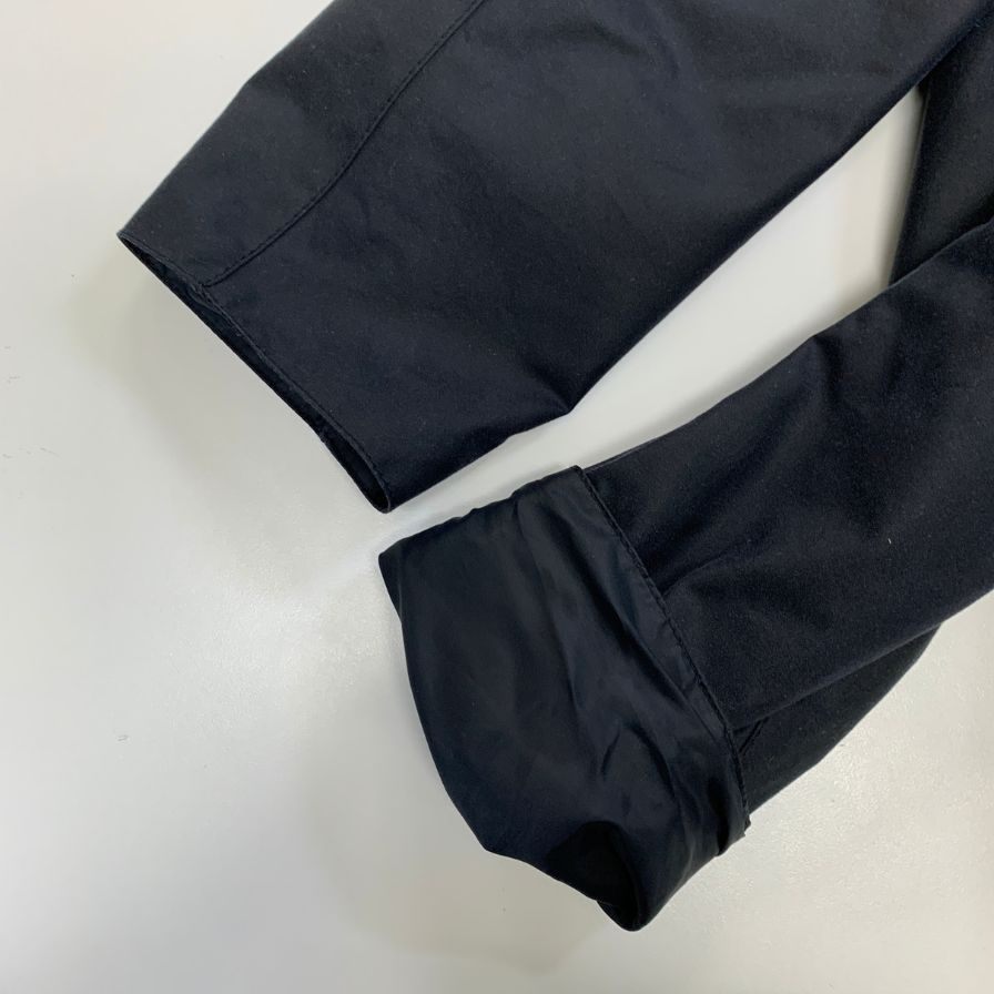 【Barbour】バブアー SL ボーダー ワックスド コート 英国製 メンズ サイズ 34 ダークネイビー