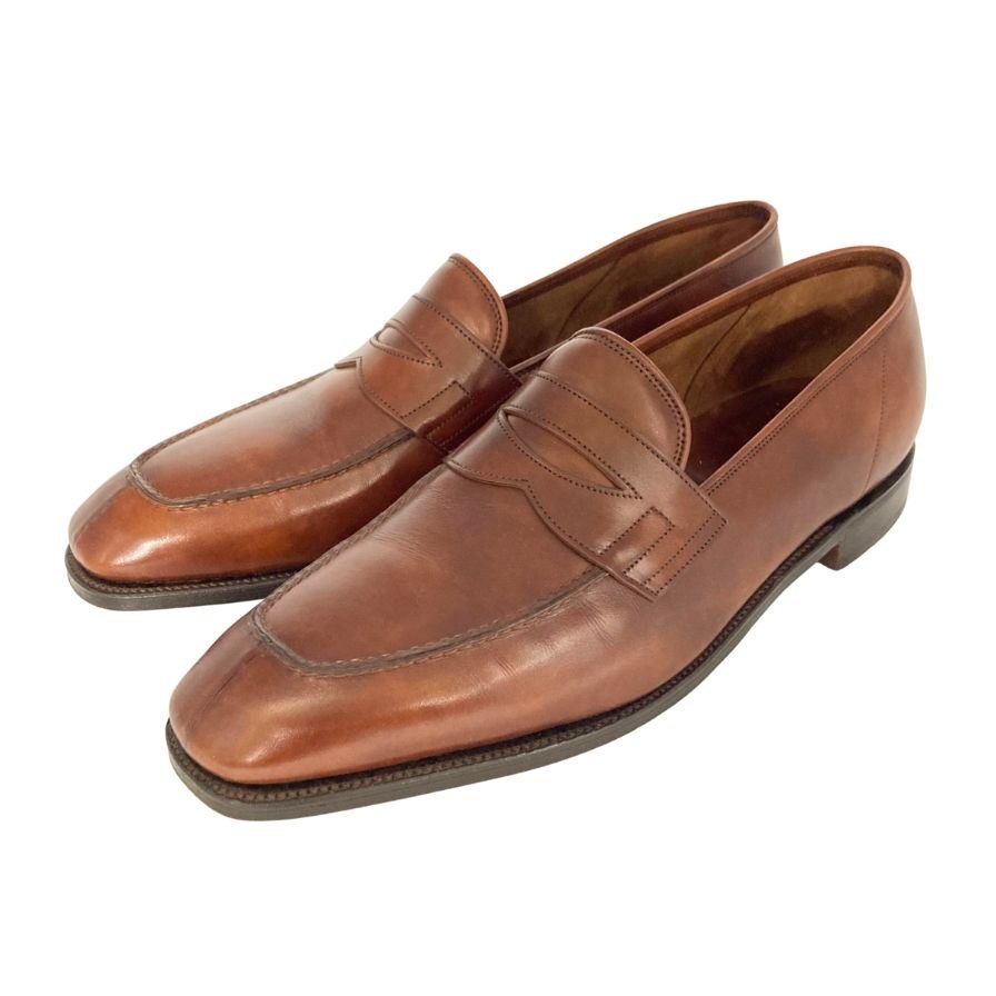 【JOHNLOBB】ジョンロブ ローファー カーフ ブラウン(茶系) サイズ 9E ラスト