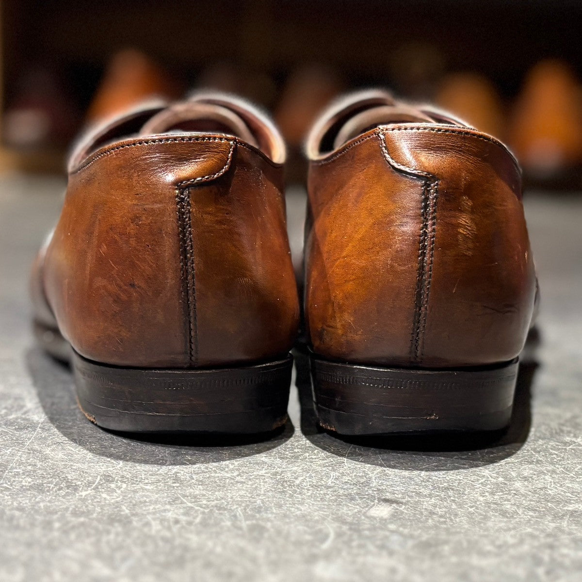 【CROCKETT&JONES】クロケット&ジョーンズ オードリー3 ストレートチップ カーフ ブラウン サイズ UK9E
