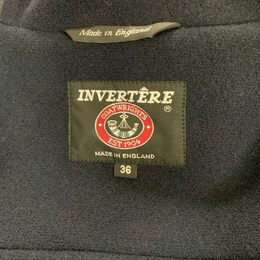 新品未使用【INVERTERE】インバーティア ジョシュアエリス社生地 ダッフルコート サイズ36
