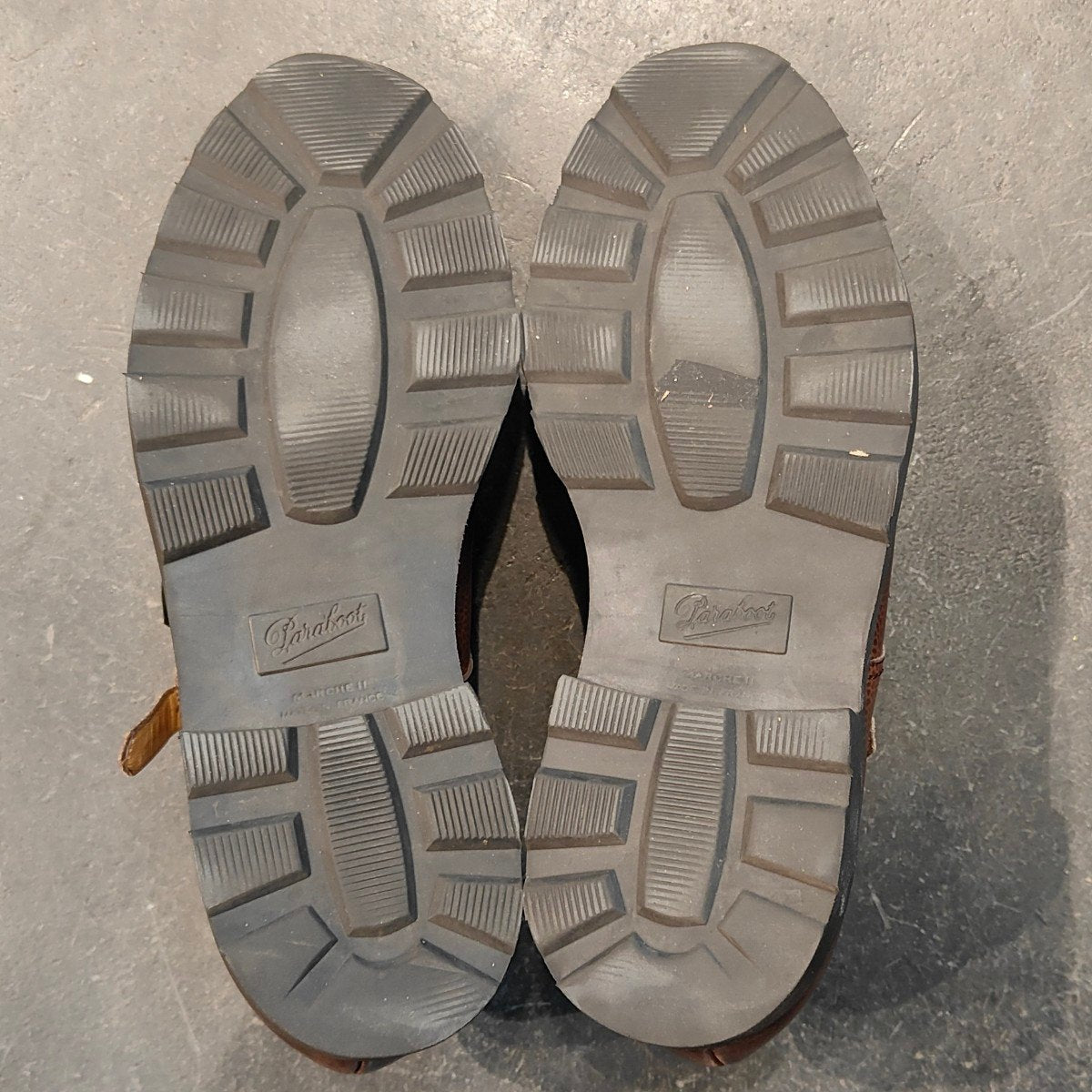 美品 【Paraboot】パラブーツ ウィリアム ダブルモンク グレインレザー ダークブラウン サイズ UK7 参考定価¥101,200-