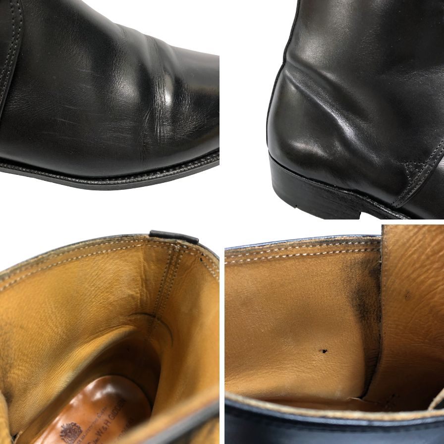 【Schnieder Boots】シュナイダーブーツ 52 ブーツ カーフレザー ブラック(黒) サイズ 6.5 ラスト