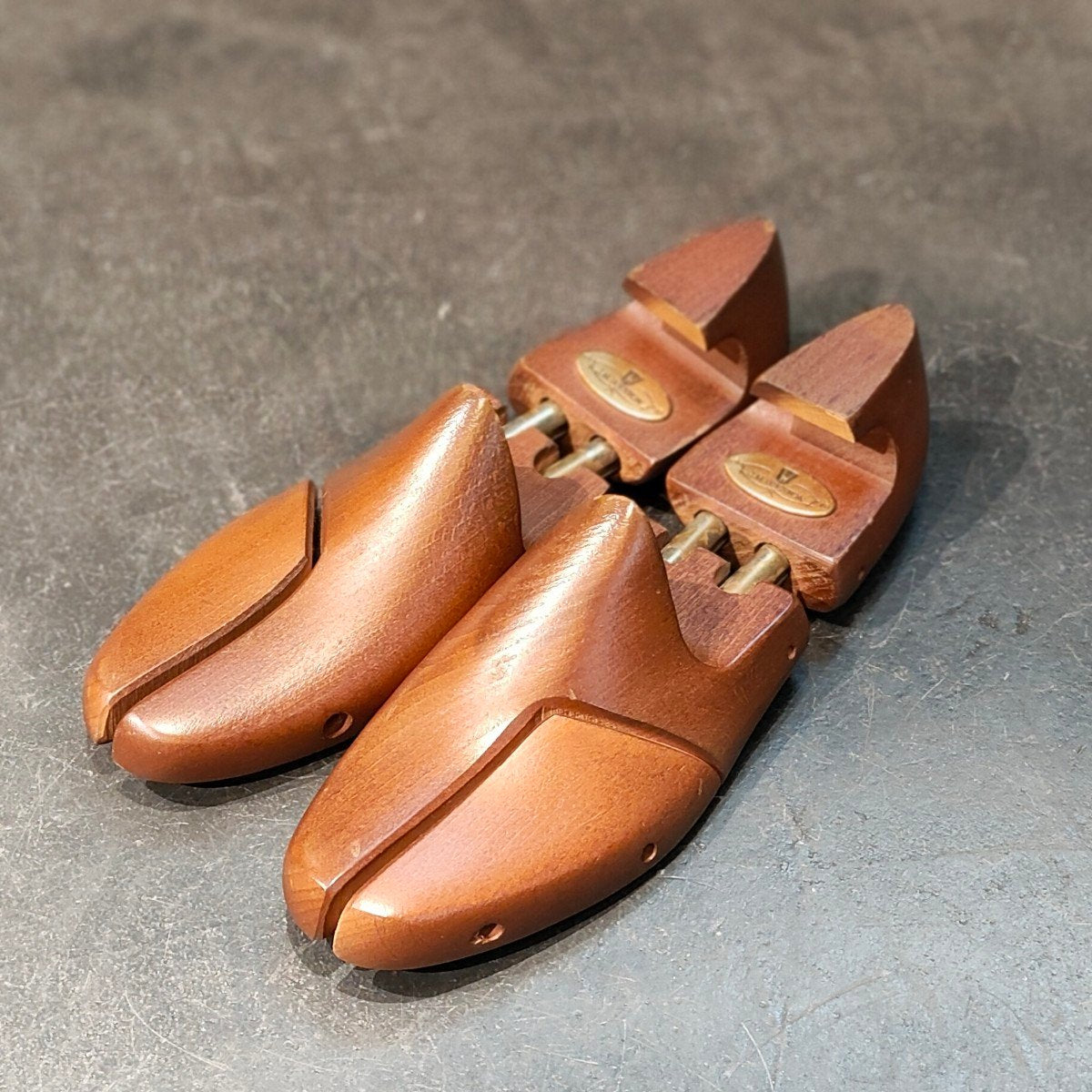 希少 【J.M.WESTON】ジェイエムウエストン 1733 80年代?金ロゴ シングルモンク ウイングチップ カーフ タンブラウン 7D