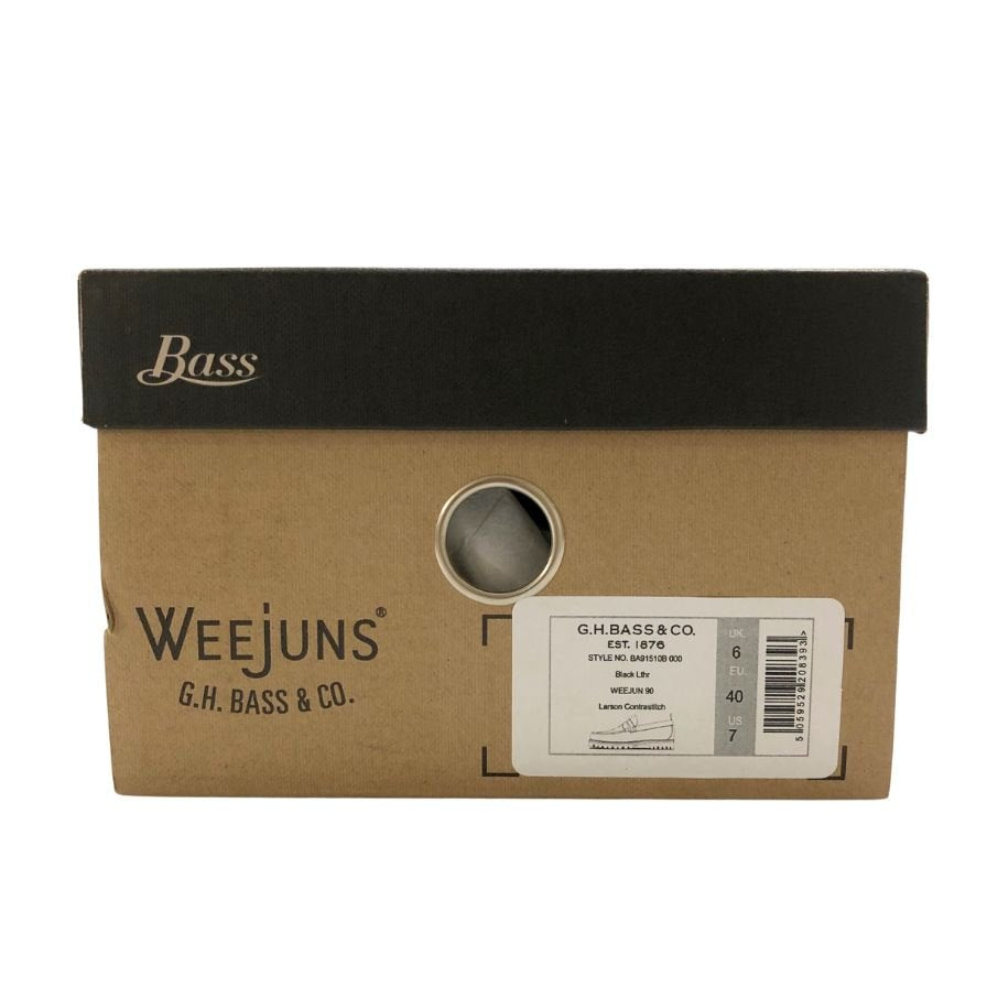 新品未使用 【G.H.Bass&Co.】ジーエイチバス ラーソン ローファー ブラック サイズUS7