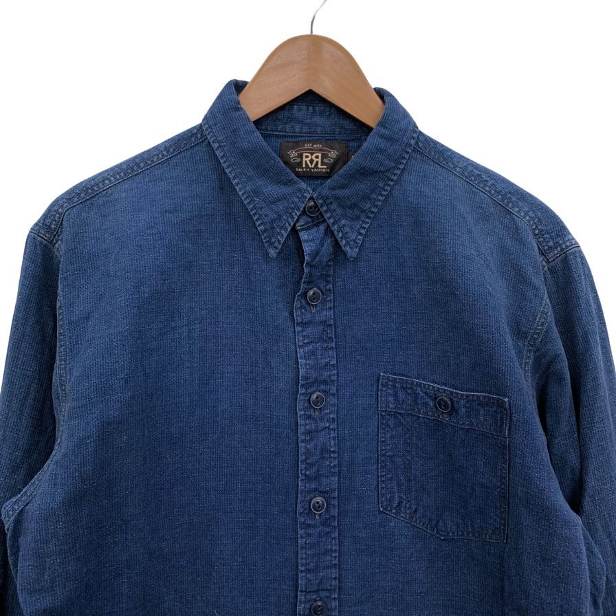 【RRL RALPH LAUREN】ダブルアールエル ラルフローレン デニムシャツ サイズ
