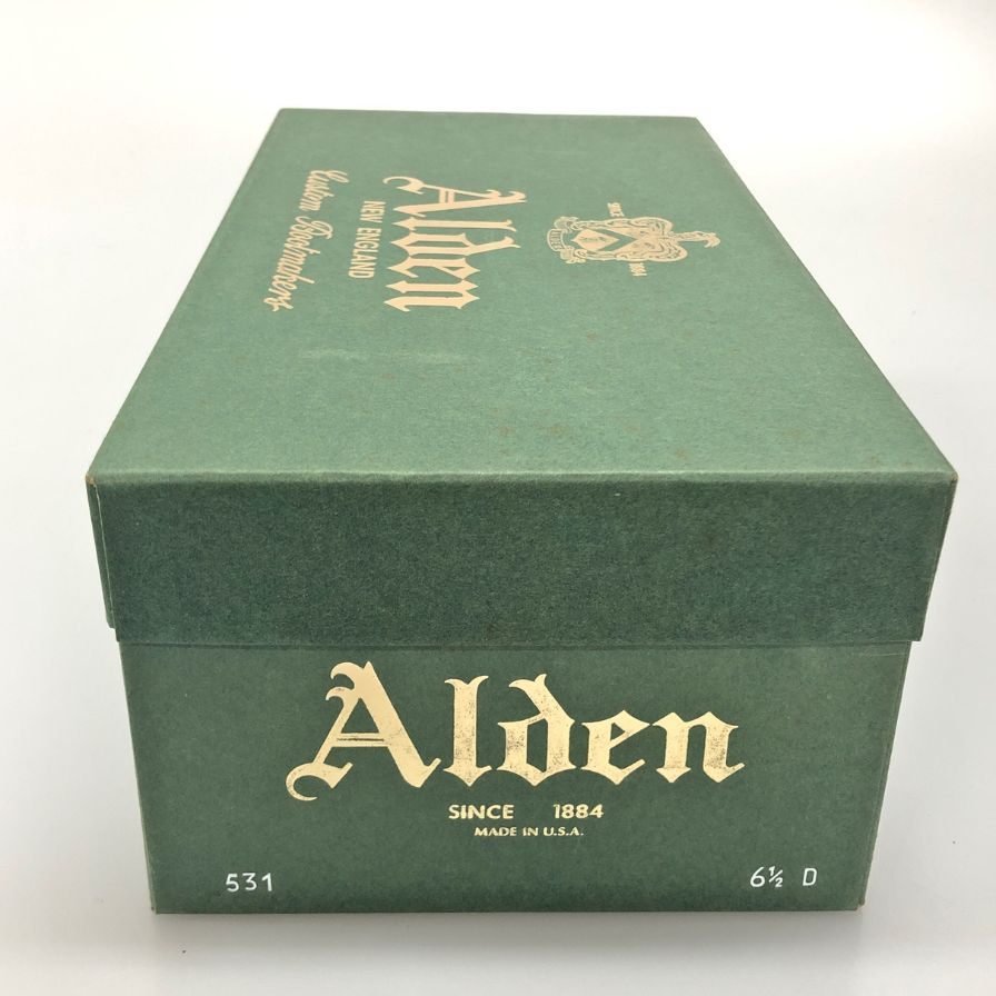 【ALDEN】オールデン 531 ビジネスシューズ ブラウン(茶系) サイズ 6ハーフ ラスト