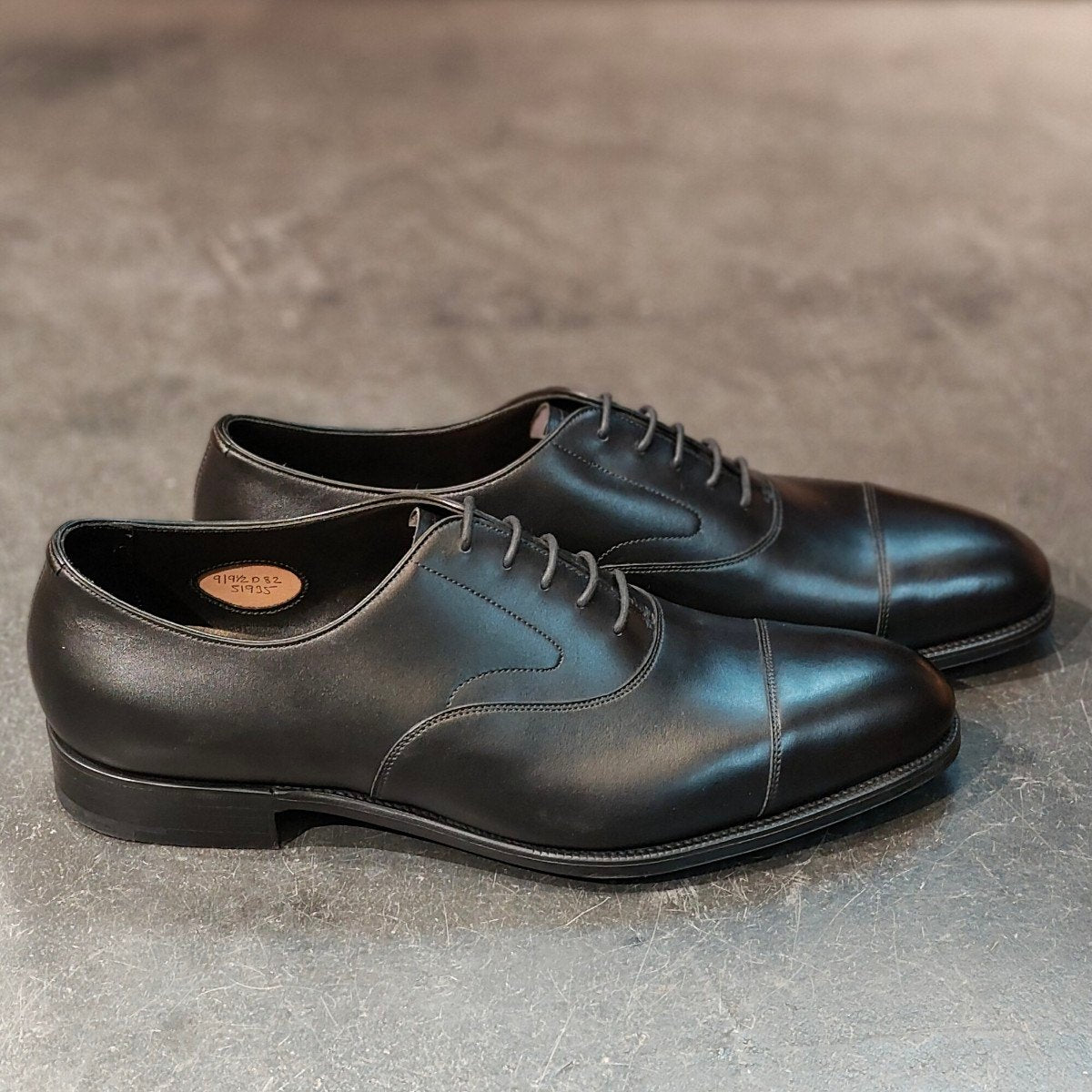 新品未使用 【EDWARD GREEN】エドワードグリーン チェルシー ストレートチップ カーフ ブラック サイズ UK9D 82ラスト 定価¥217,800-