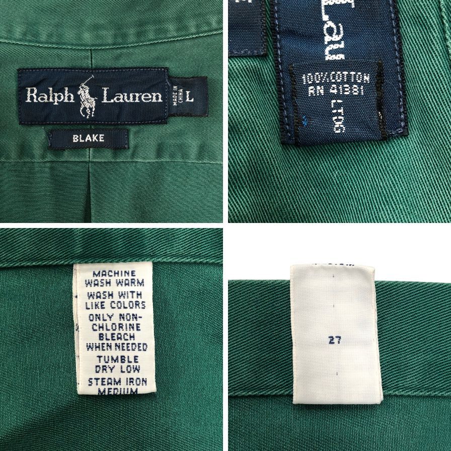 【RALPH LAUREN】ラルフローレン ボタンダウンシャツ サイズ