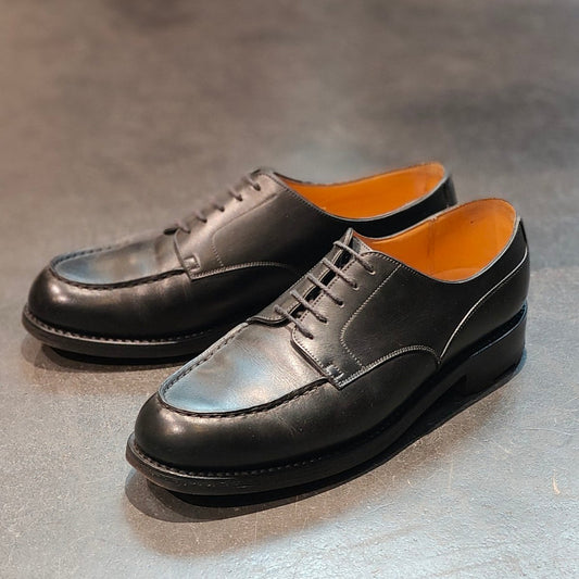 希少 極美品【J.M.WESTON】ジェイエムウエストン 641 ゴルフ Uチップ ロシアンカーフ ブラック サイズ UK8B 31ラスト 定価¥168,300-