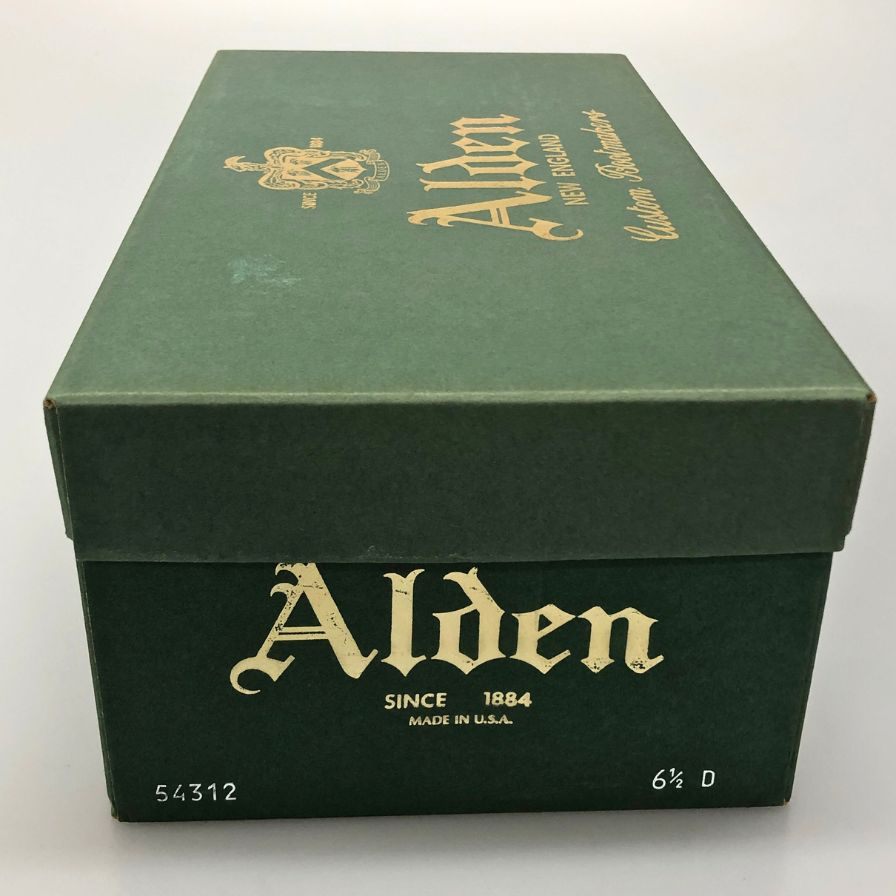 【ALDEN】オールデン 54312 ビジネスシューズ カーフ ブラック(黒) サイズ 6ハーフ ラスト