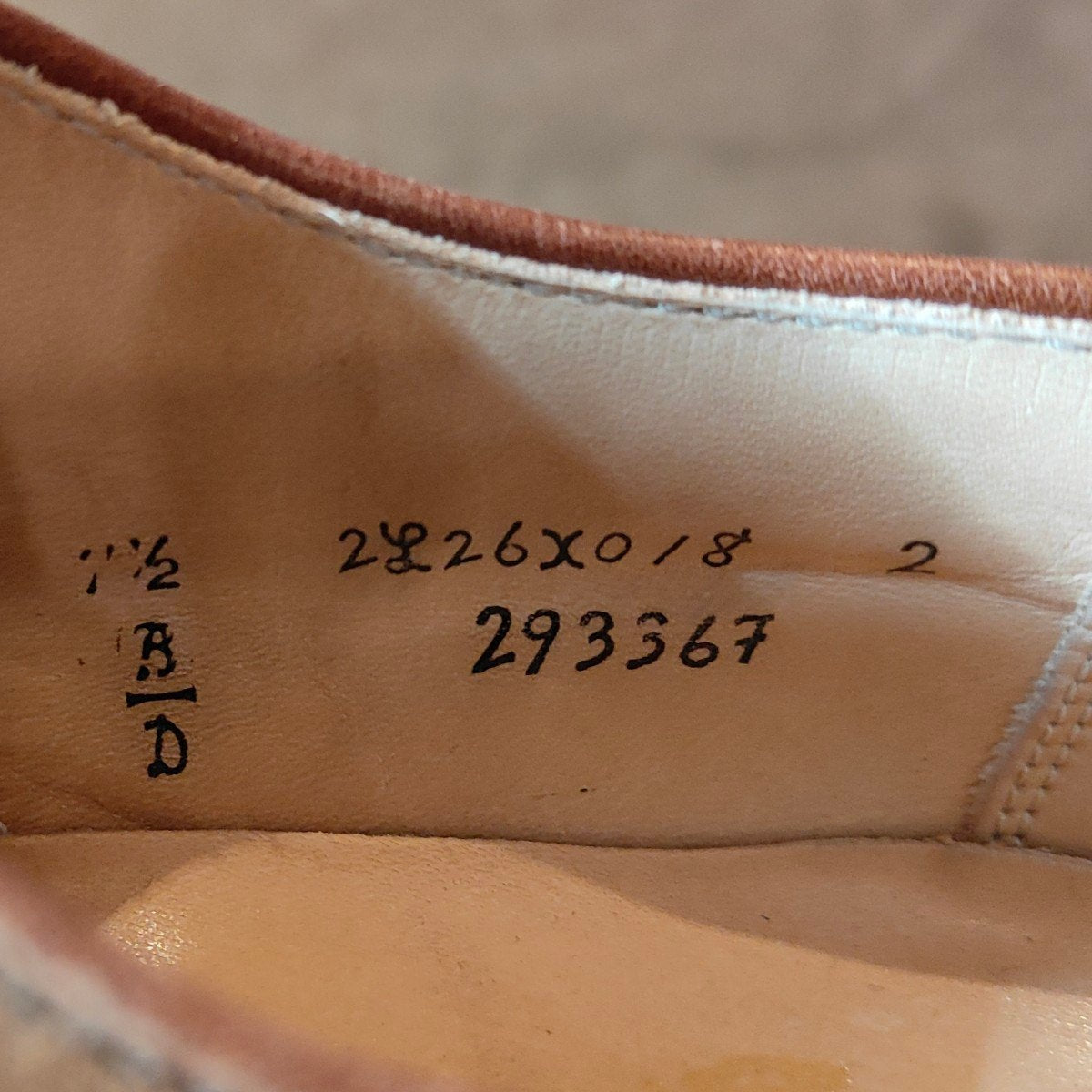 【ALDEN】オールデン ユニオンメイド別注 29336F プレーントゥ スエード ブラウン サイズ US7.5D バリーラスト