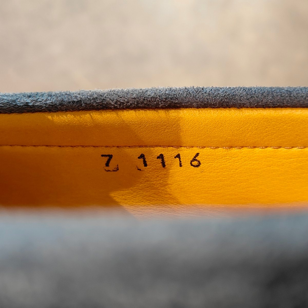 【PARABOOT】パラブーツ スリッポン スエード ブルー サイズ UK7