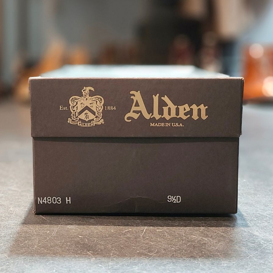 極美品◆【ALDEN】オールデン N4803H ブーツ クロムエクセル ブラック(黒) サイズ US9.5D 379ラスト