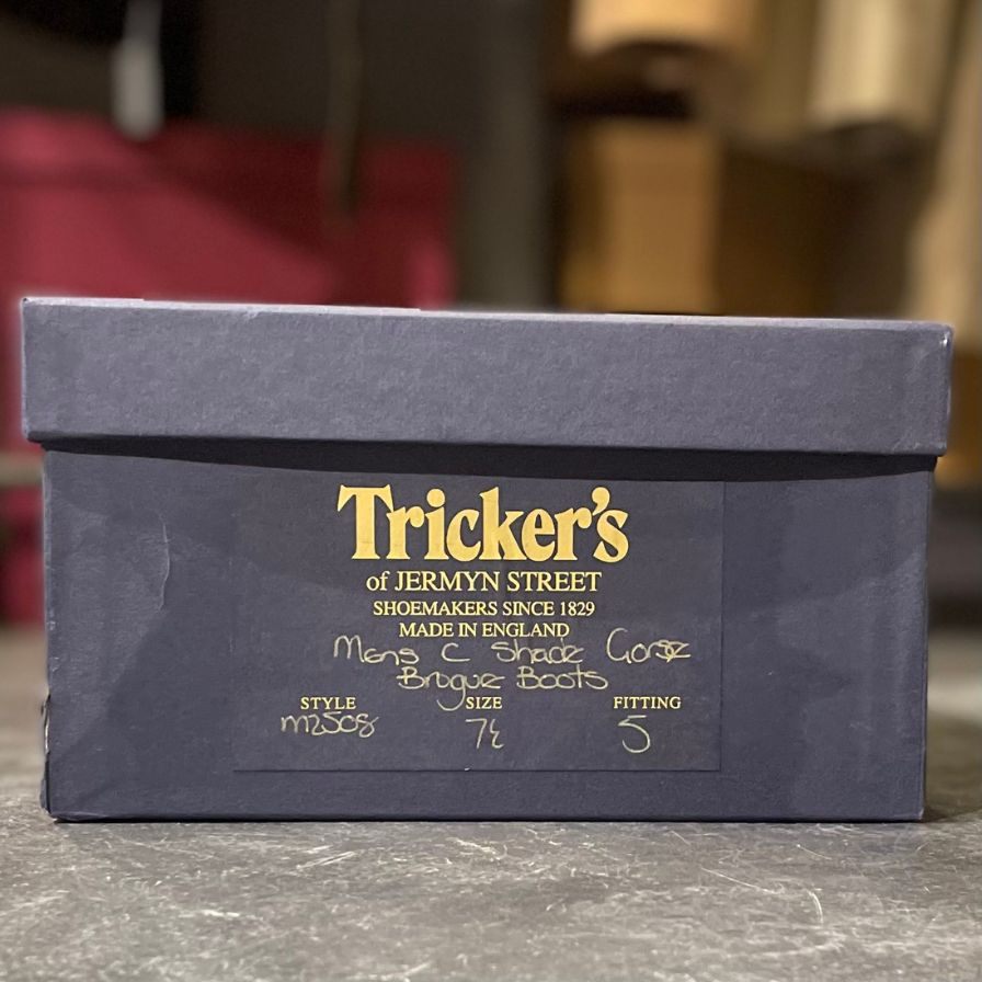 【Tricker's】トリッカーズ カントリーブーツ モールトン M2508 カーフ ブラウン系 サイズ UK7.5
