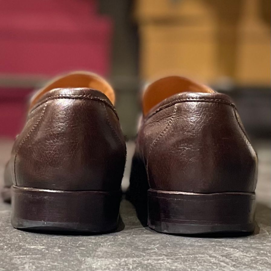 【Stefano Bemer】ステファノベーメル ローファー グレインレザー ブラウン サイズ 42