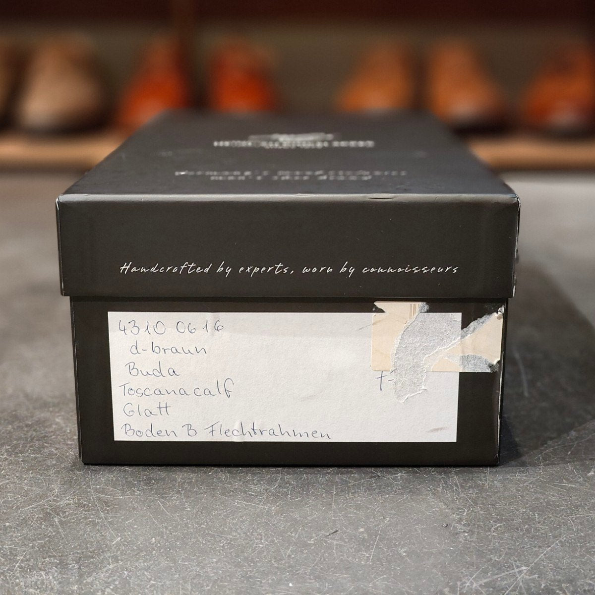 使用数回 希少 【HEINRICH DINKELACKER】ハインリッヒディンケラッカー BUDA T プレーントゥ トスカーナカーフ バーガンディ サイズ UK7.5 BUDAラスト