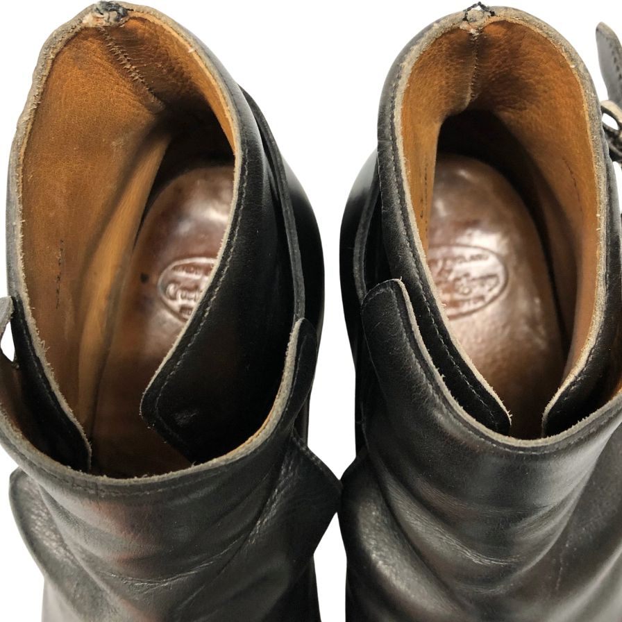 【CROCKETT&JONES】クロケット&ジョーンズ ブーツ カーフ ブラック(黒) サイズ UK6.5E ラスト