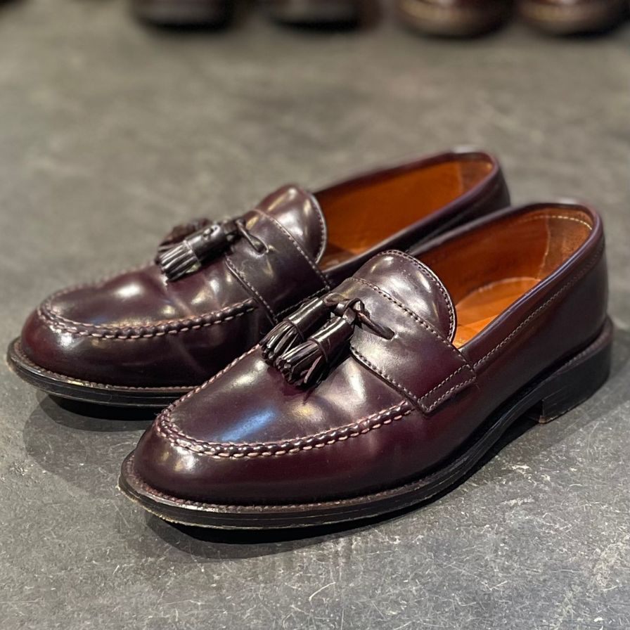 極美品 【ALDEN】オールデン 99170 タッセルローファー コードバン ダークバーガンディ サイズ US9D バンラスト
