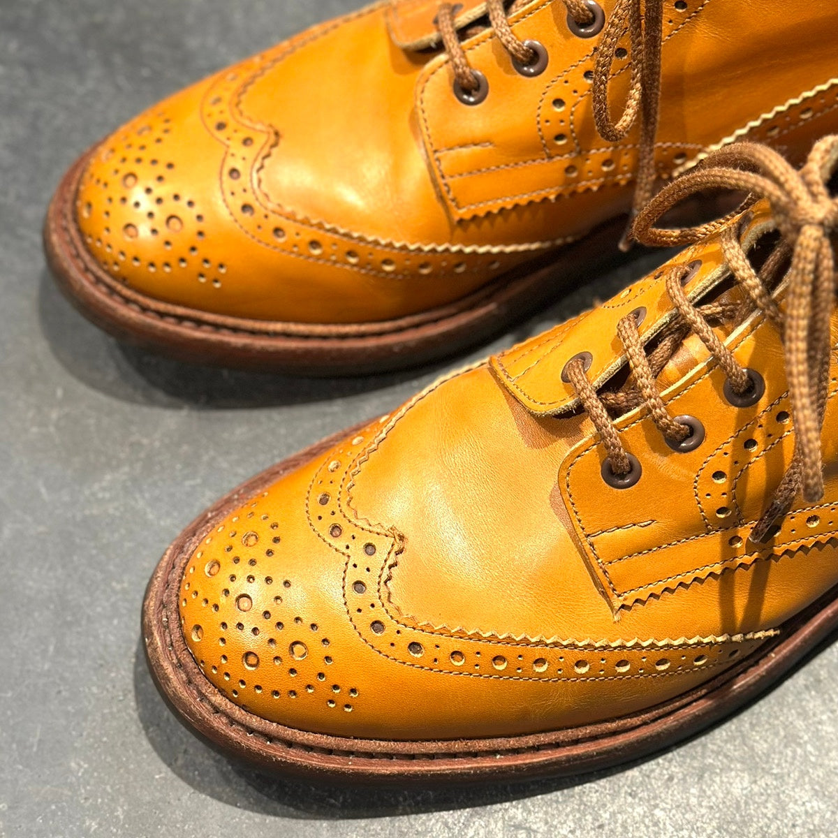 極美品【Tricker’s】トリッカーズ ストウ 5634 エイコンアンティーク サイズ UK7.5 4497Sラスト