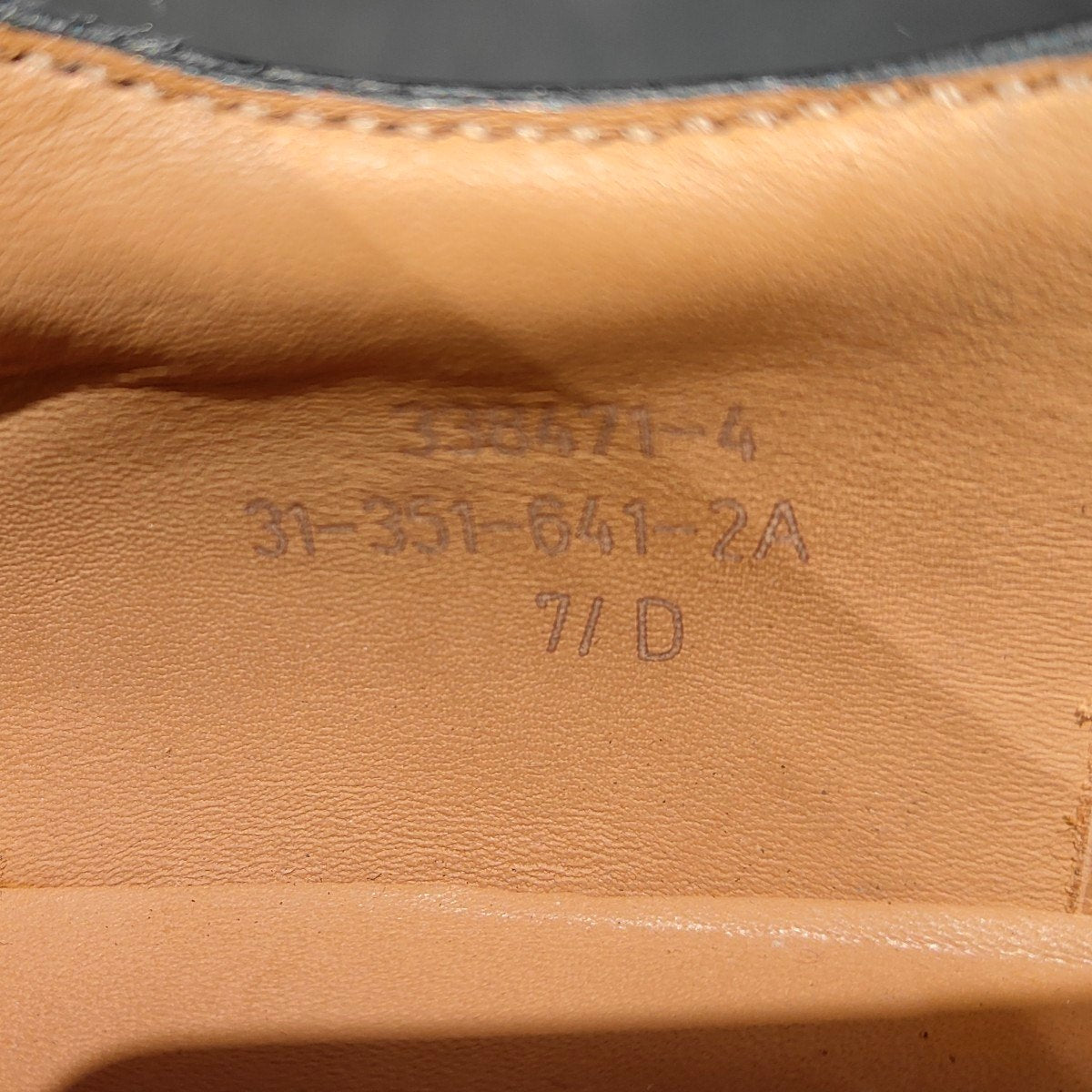 希少 新品未使用 【J.M.WESTON】ジェイエムウエストン 641 ゴルフ Uチップ コードバン ブラック サイズ UK7.5D 31ラスト 定価330,000-