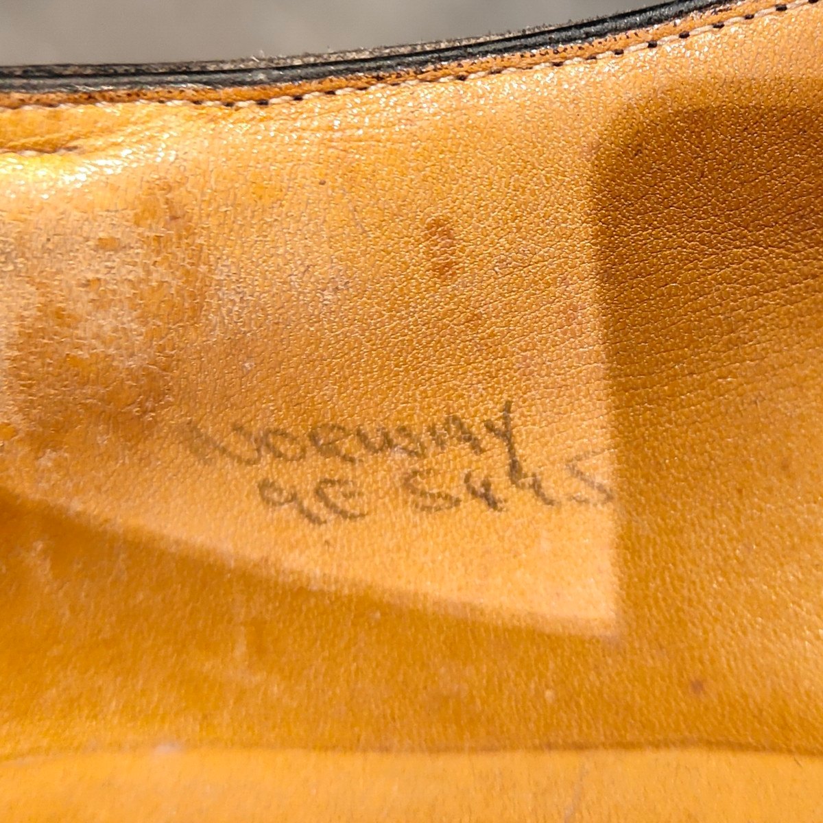 【JOHN LOBB】ジョンロブ ノルウェイ Uチップ カーフ ブラック サイズ UK9E 5495ラスト