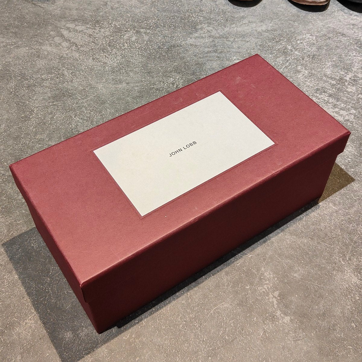 希少 使用数回【JOHN LOBB】ジョンロブ ハーリン Uチップ スエード ブラウン サイズUK7E 8695ラスト