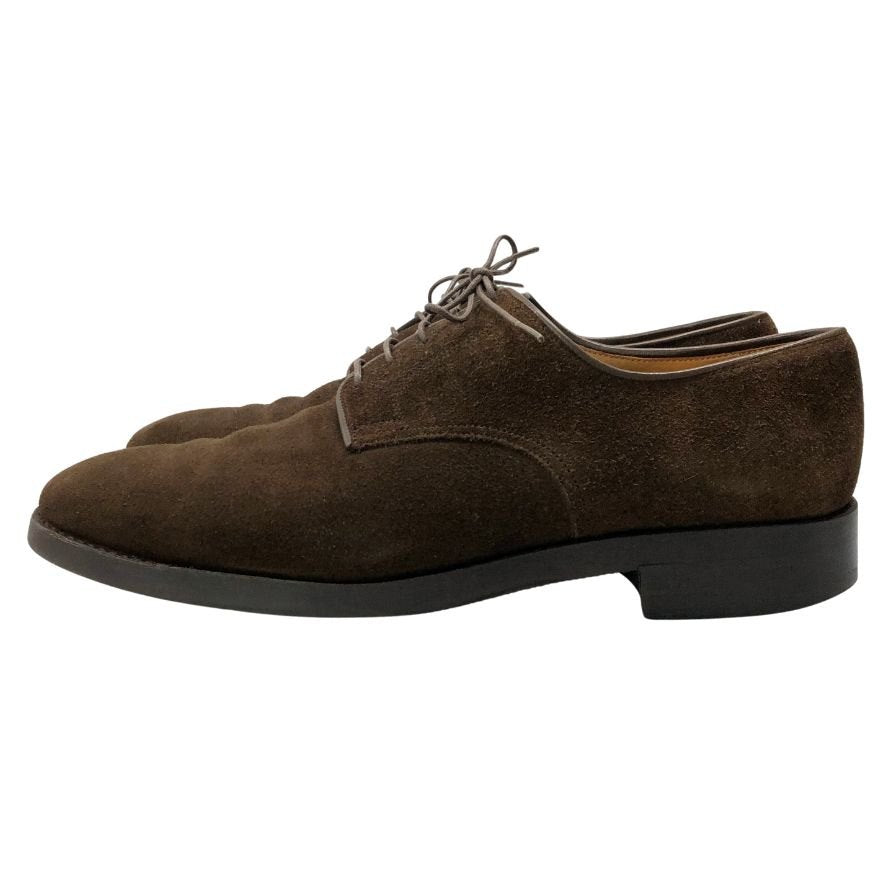 【CROCKETT&JONES】クロケット&ジョーンズ ビジネスシューズ スエード ブラウン(茶系) サイズ 9.5 E ラスト