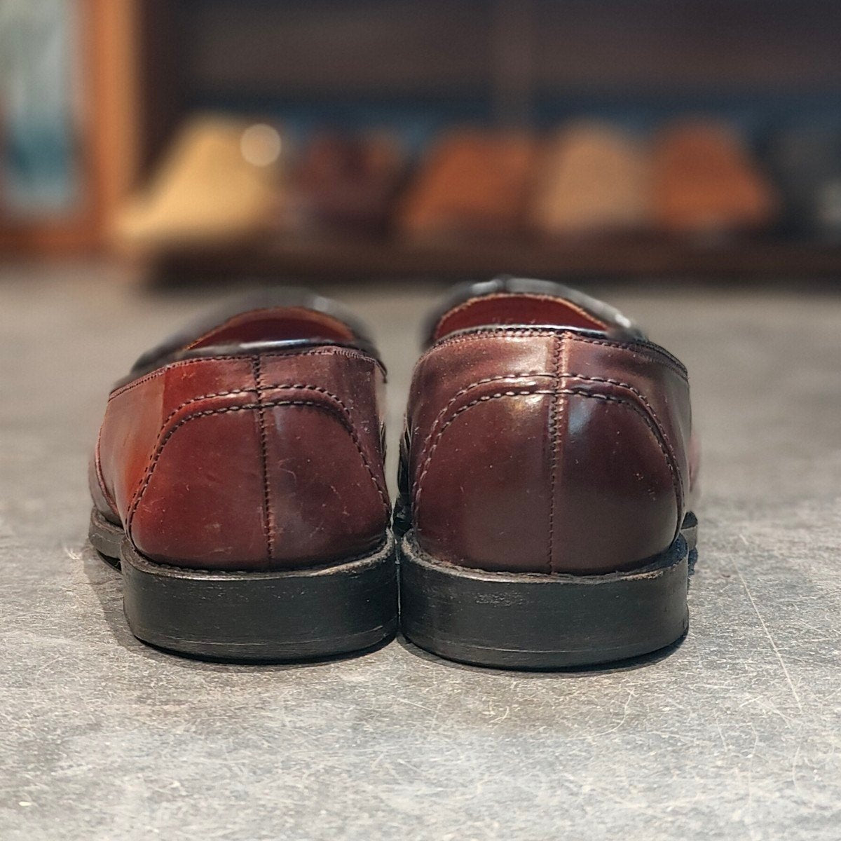 【Allen Edmonds】アレンエドモンズ 4976 パニーローファー コードバン バーガンディ サイズ US7D