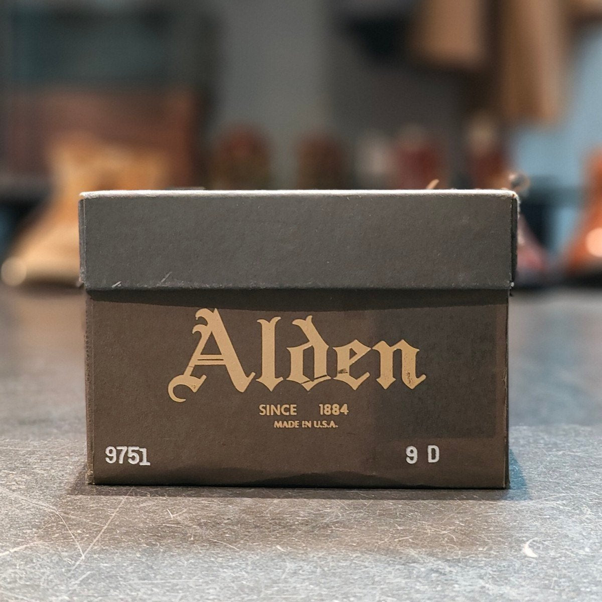 新品未使用 ※訳あり 【ALDEN】オールデン×シップス 9751 LWB コードバン ブラック サイズ US9D バリーラスト 参考定価¥214,500-