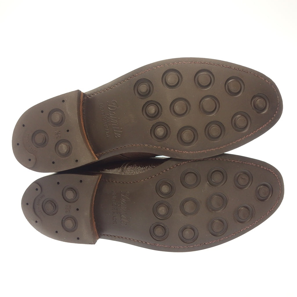 【CROCKETT&JONES × Paul Smith】クロケット&ジョーンズ × ポールスミス 別注レースアップブーツ ダービー グレインレザー ブラウン サイズ UK8.5E DERBY