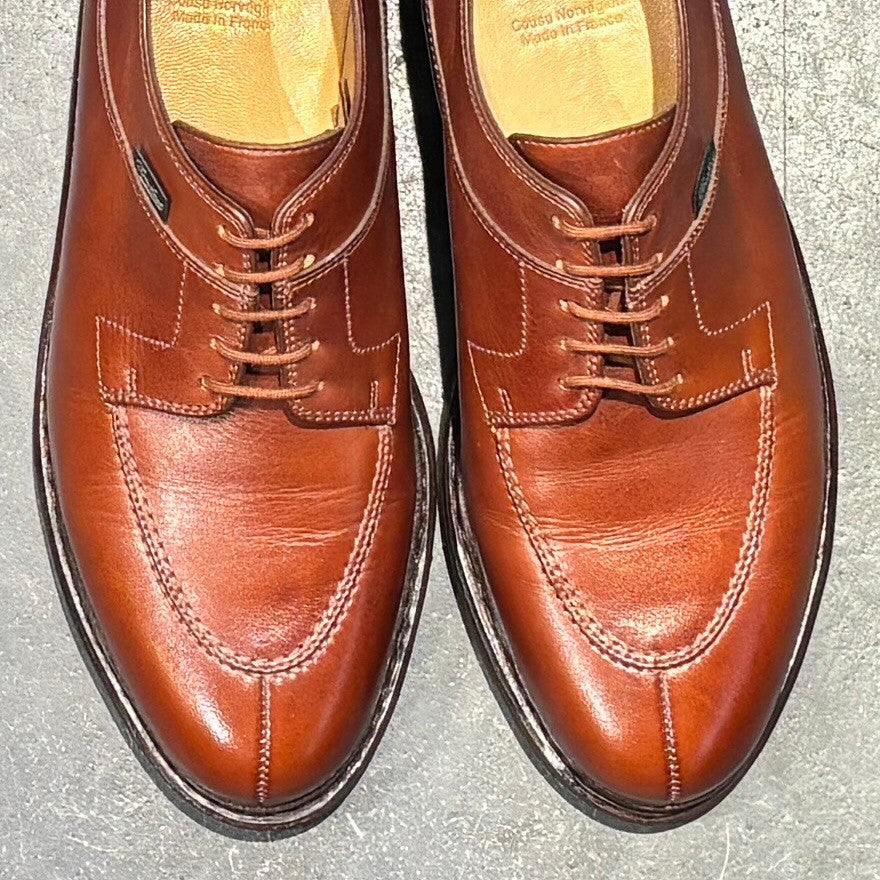 【Paraboot】パラブーツ レザーシューズ アヴィニョン Uチップ カーフ マロン サイズ UK5.5
