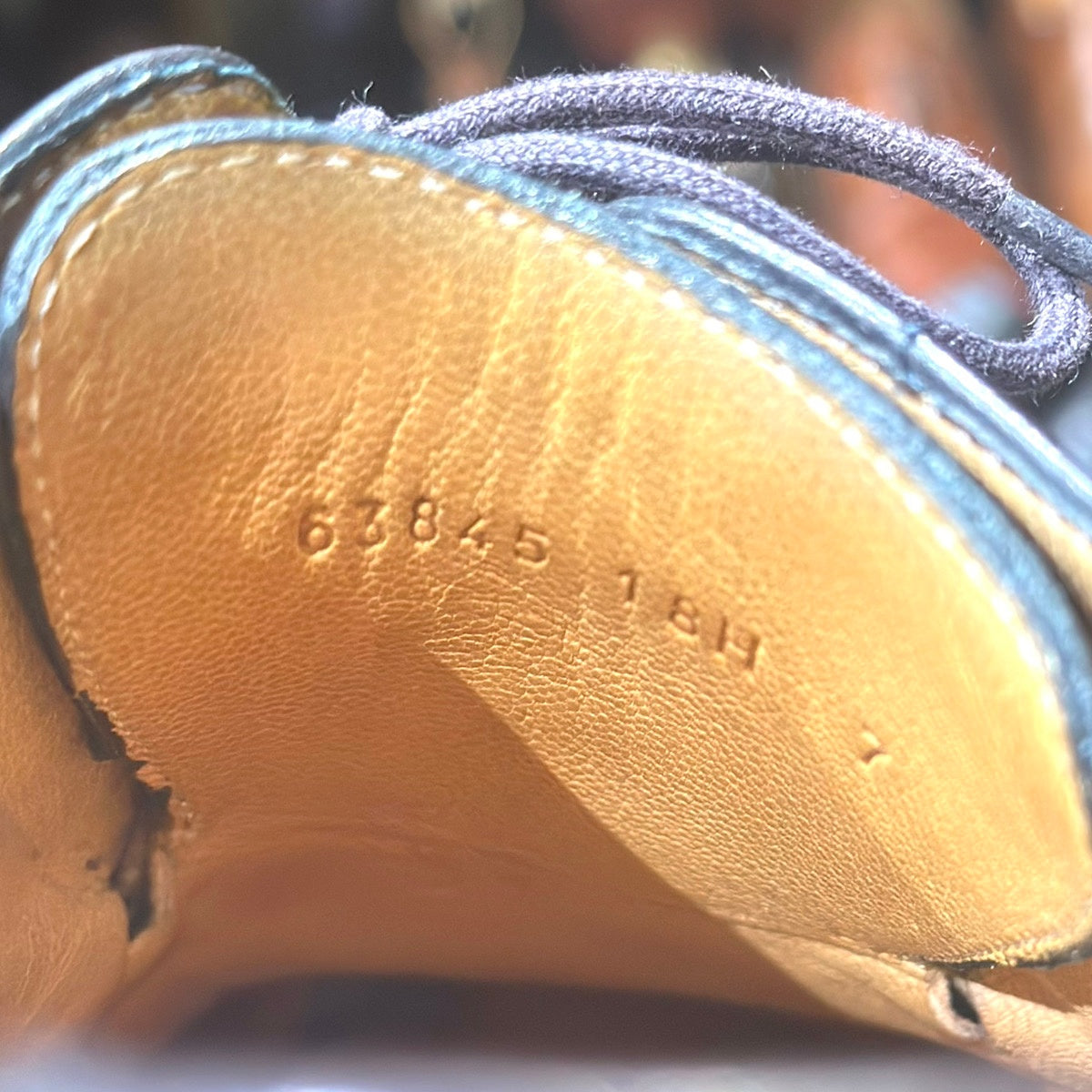 【Paraboot】パラブーツ シャンボード Uチップ カーフ ブラック メンズ サイズUK7 F283ラスト