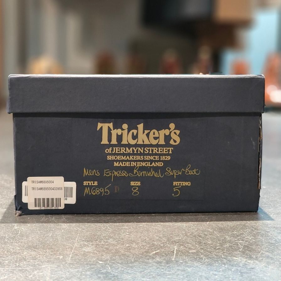 【Tricker's】トリッカーズ M6895 グラスミア ブーツ カーフ ブラウン サイズ UK8
