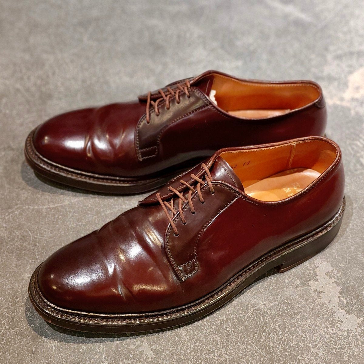 美品 【ALDEN】オールデン オールデンショップ別注 990 プレーントゥ