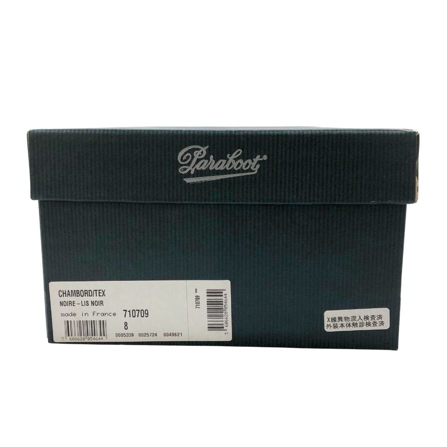 【Paraboot】パラブーツ シャンボード Uチップ リスレザー ブラック サイズUK8 参考定価¥96,800-