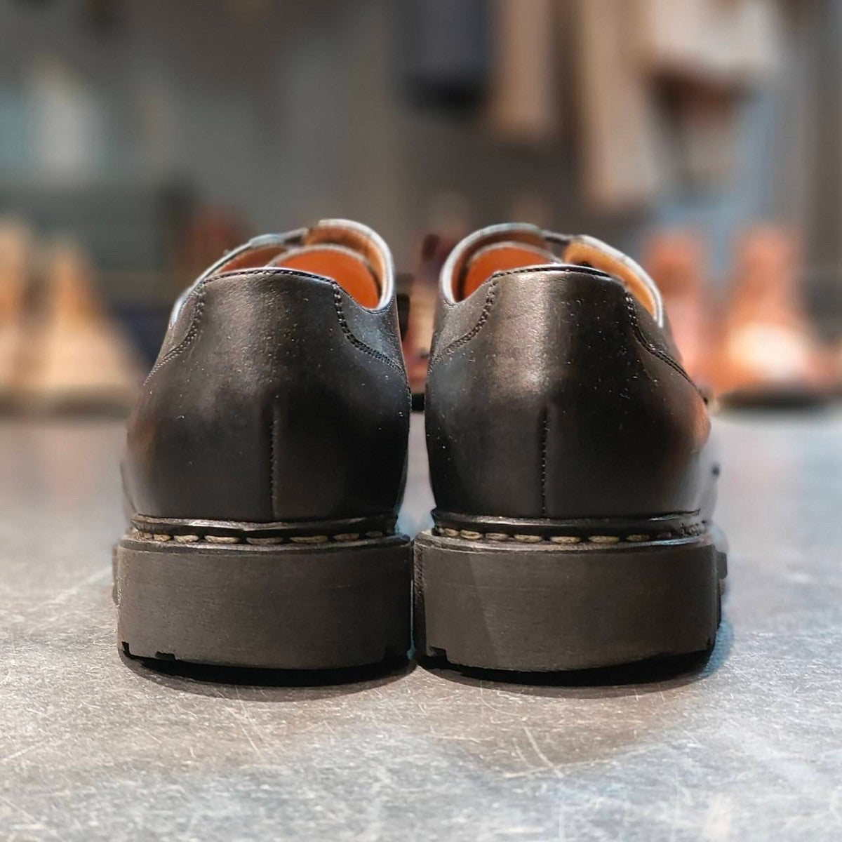 【Paraboot】パラブーツ シャンボード Uチップ カーフ ブラック サイズUK9 定価¥96,800-