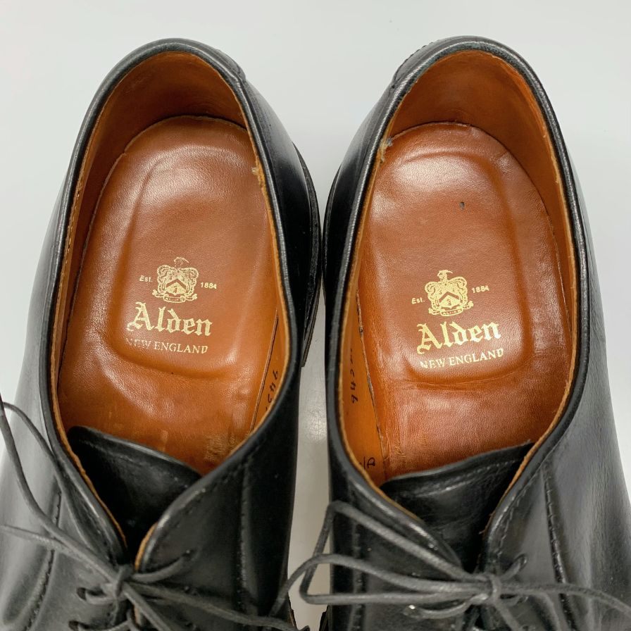 【ALDEN】オールデン 94327 ビジネスシューズ クロムエクセル ブラック(黒) サイズ 8HALF ラスト