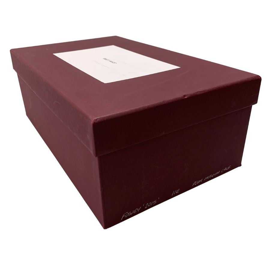 希少 新品未使用【JOHN LOBB】ジョンロブ Rスタンプ フォーウィ 2015イヤーモデル チャッカブーツ ミュージアムカーフ バーガンディ サイズUK11E 8695ラスト