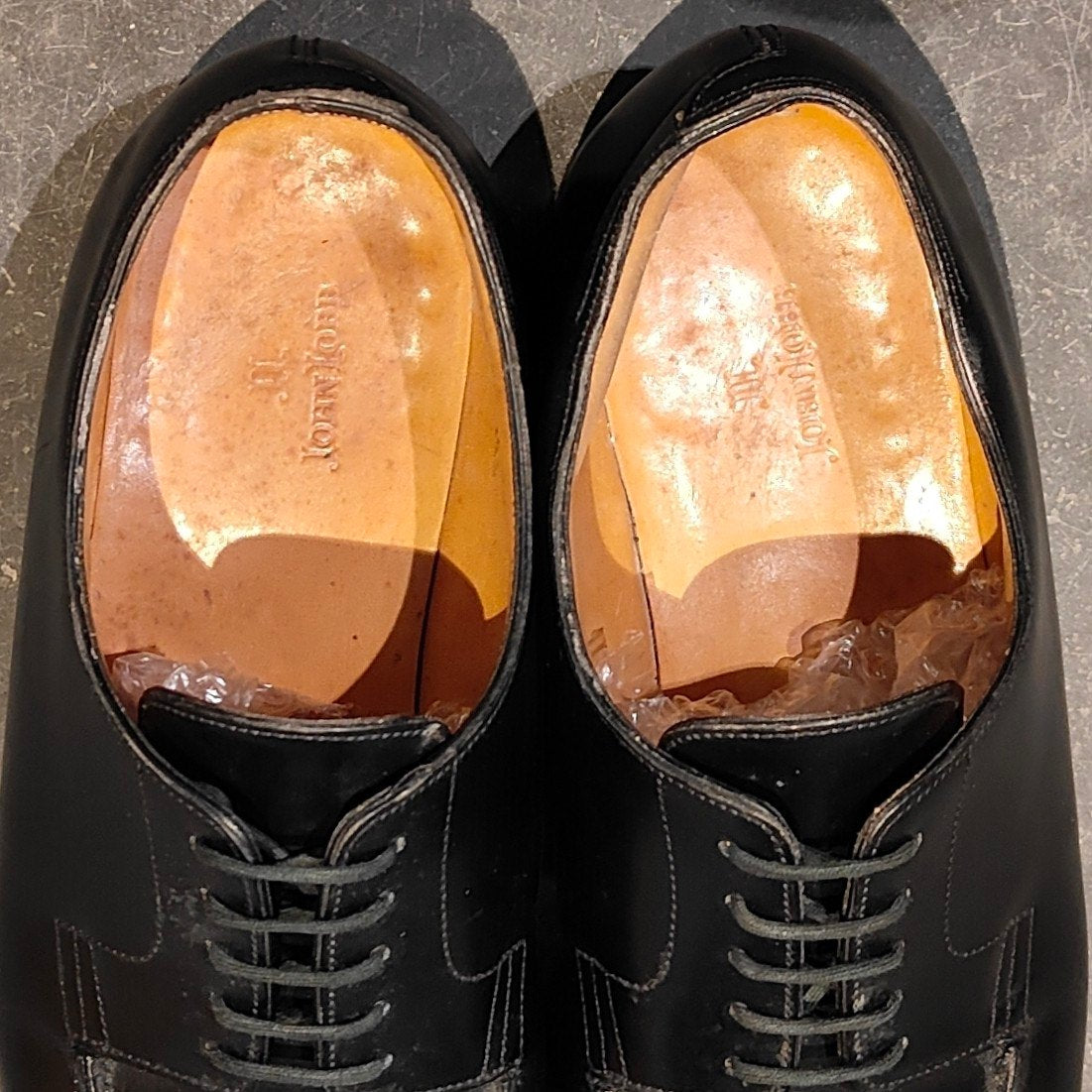 【JOHN LOBB】ジョンロブ ノルウェイ Uチップ カーフ ブラック サイズ UK9E 5495ラスト