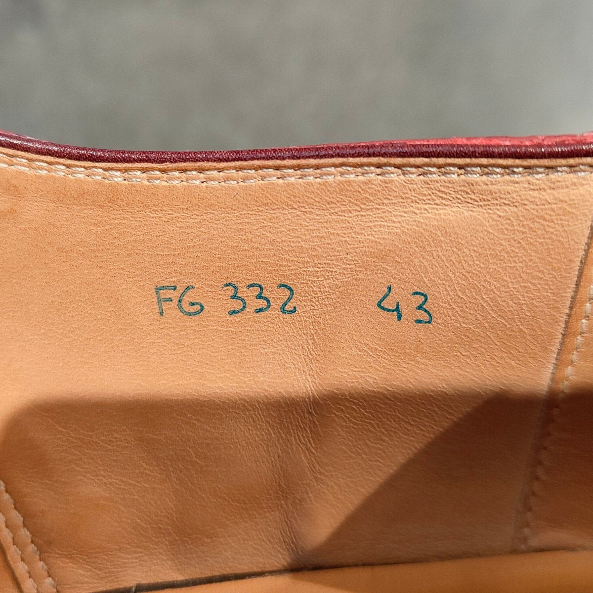 【F.lli Giacometti】フラテッリ ジャコメッティ ダブルモンクサンダル FG332 リザード バーガンディ サイズ 43